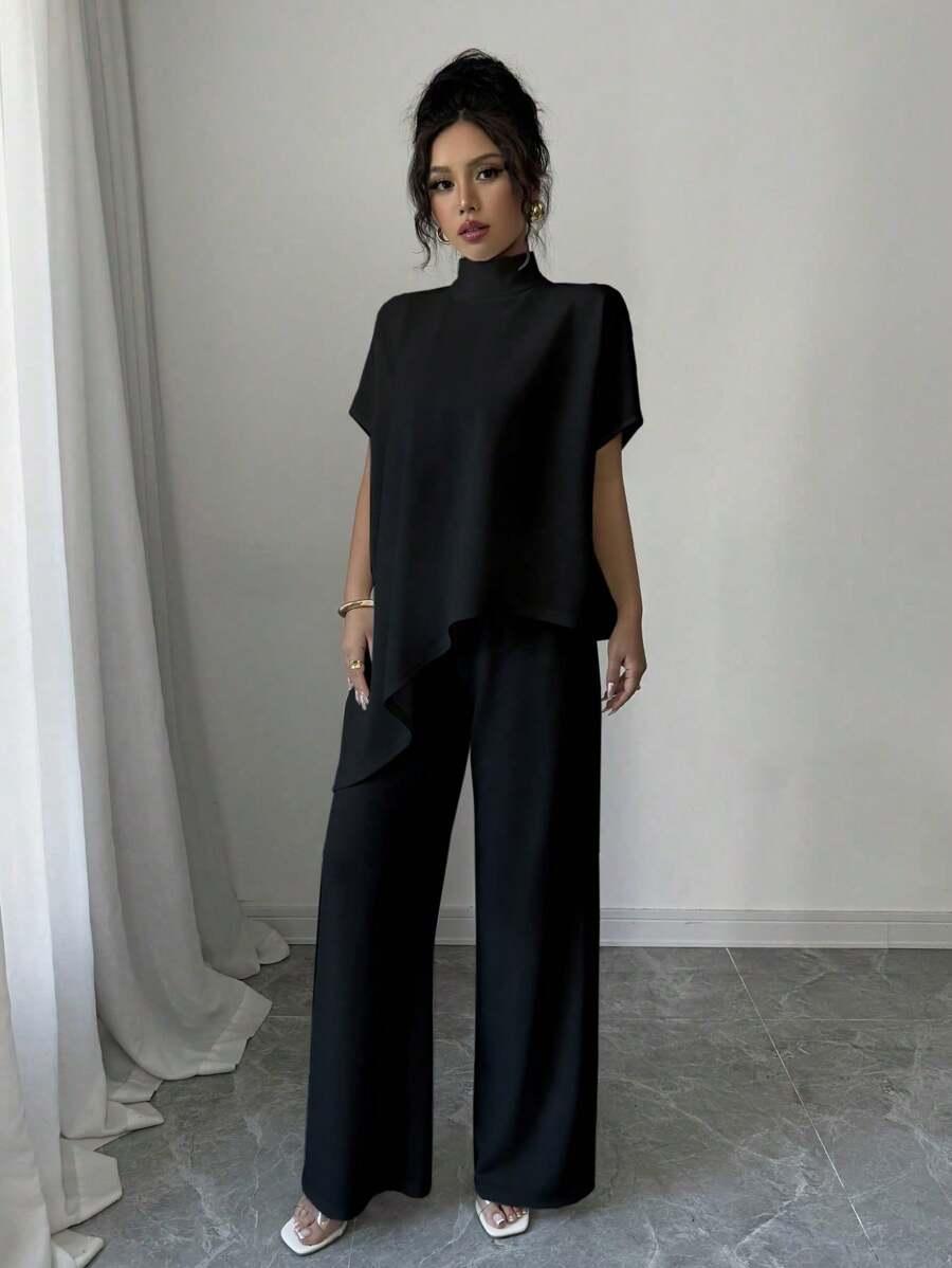 CZARNE SPODNIE CASUAL