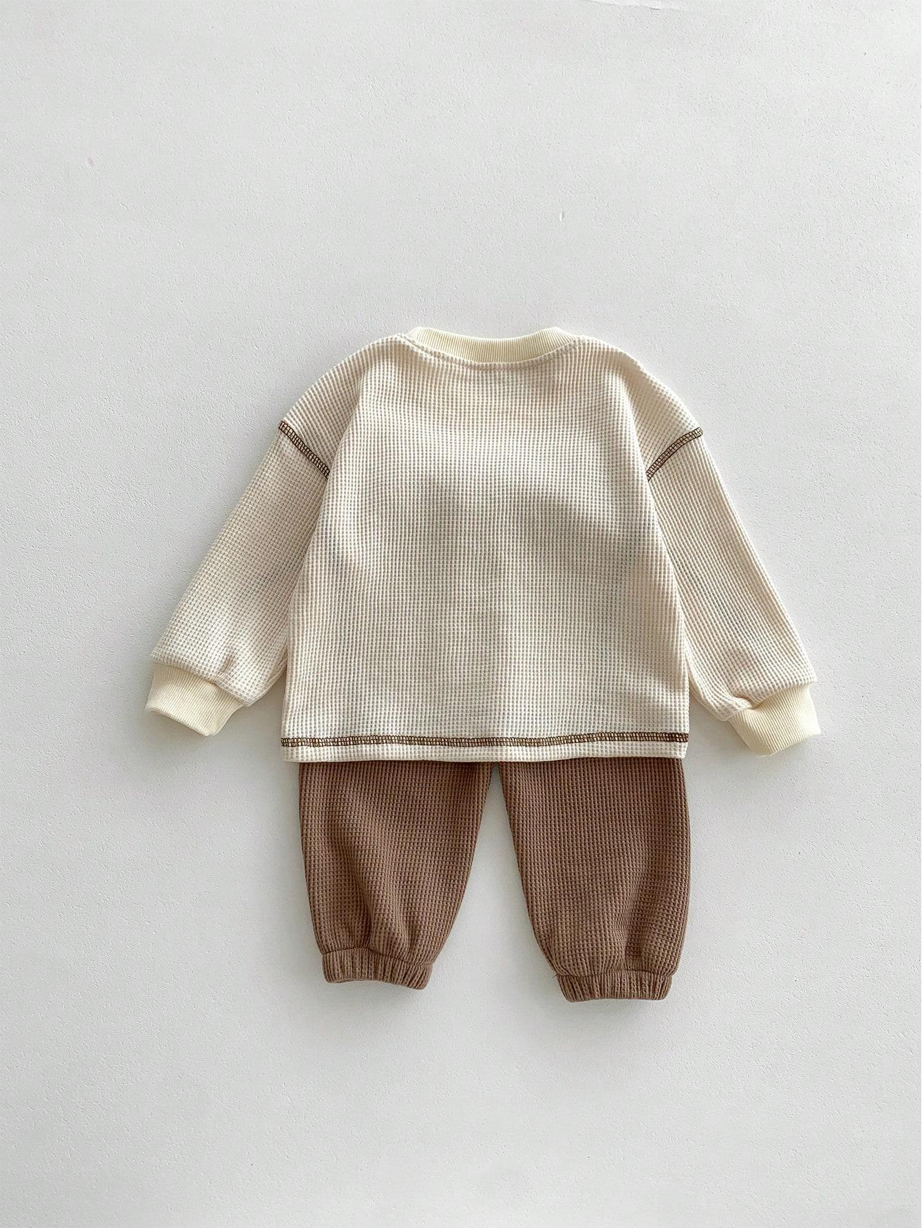 bluza spodnie tekstura komplet