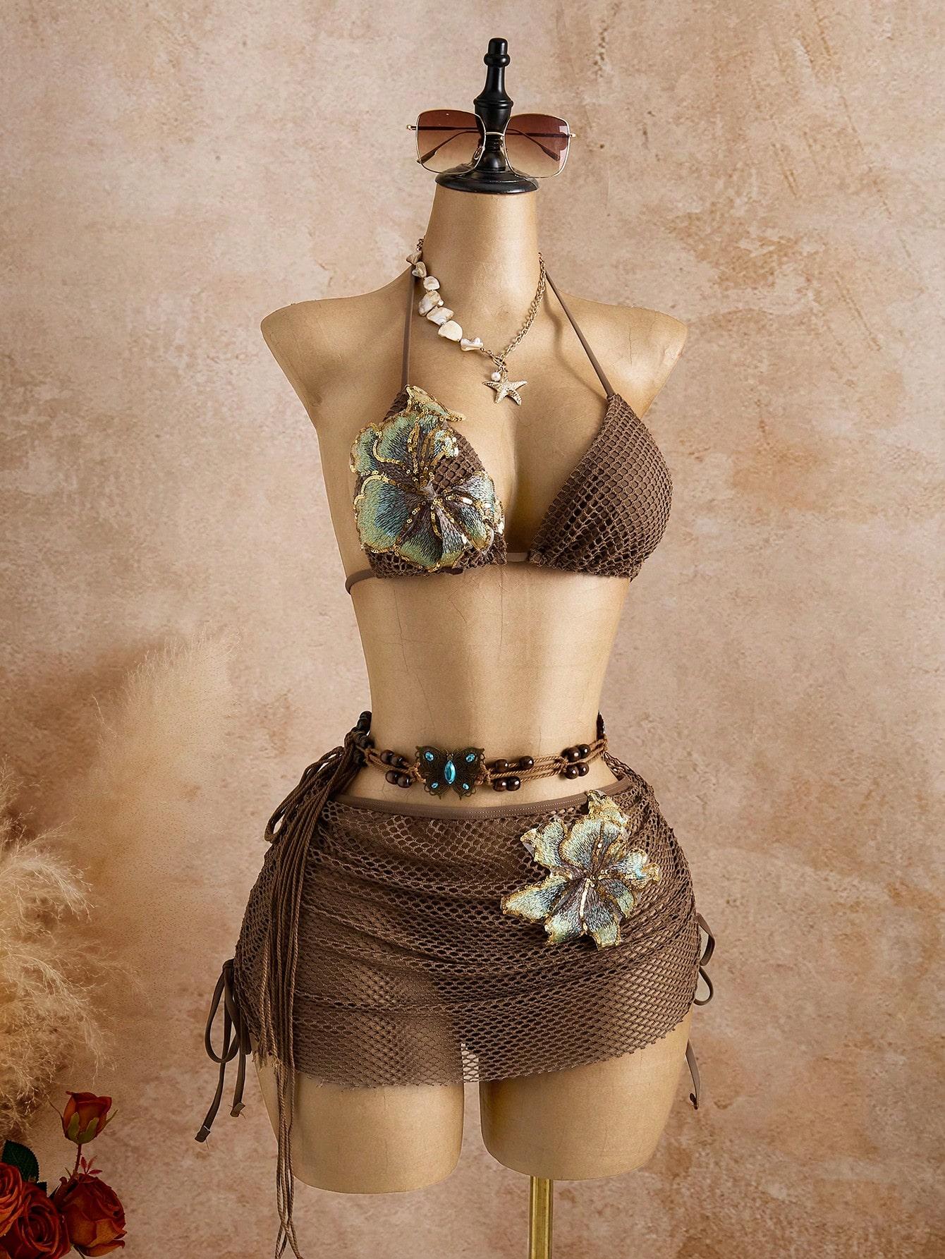 dół od bikini spódnica cekiny