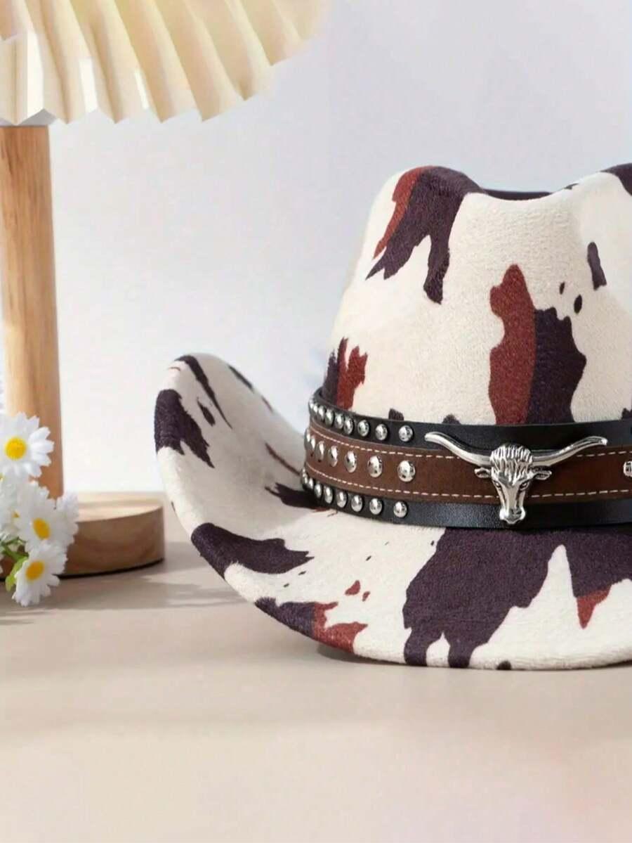 KAPELUSZ kowbojski animal print