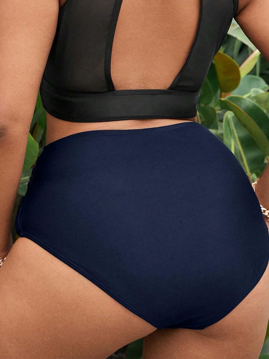 granatowy dół od bikini
