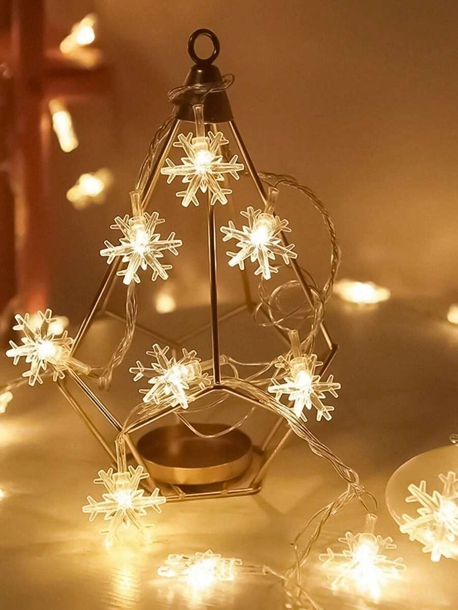 lampki led płatki śniegu