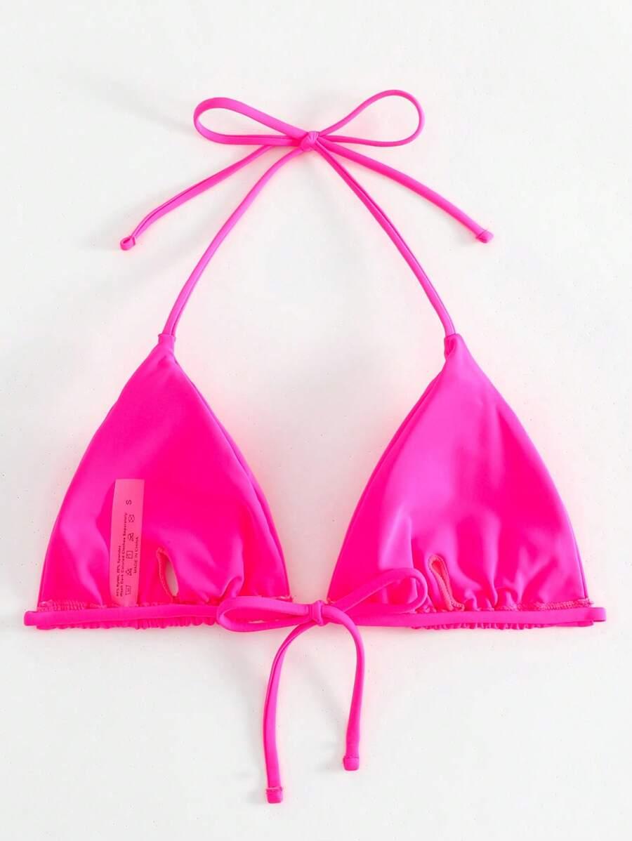 różowa góra od bikini