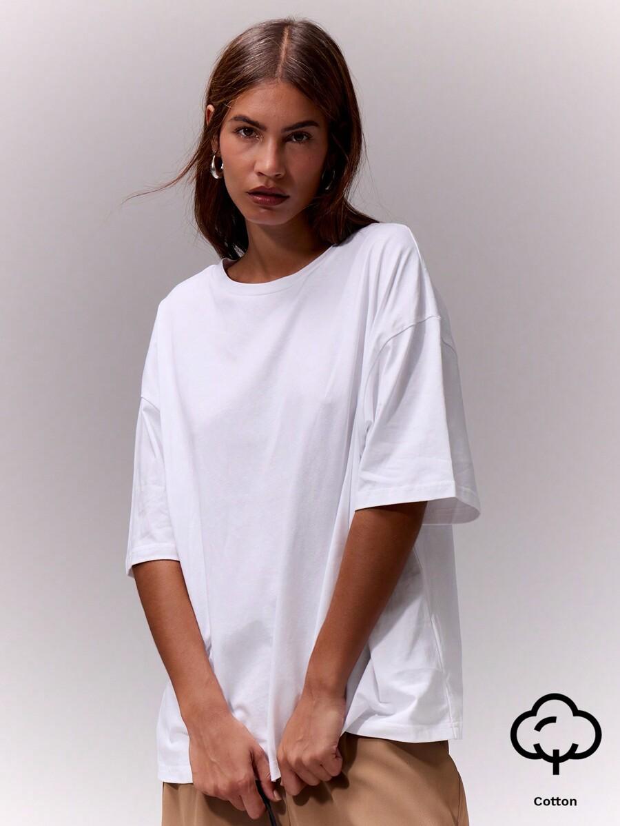 BIAŁY T-SHIRT BASIC