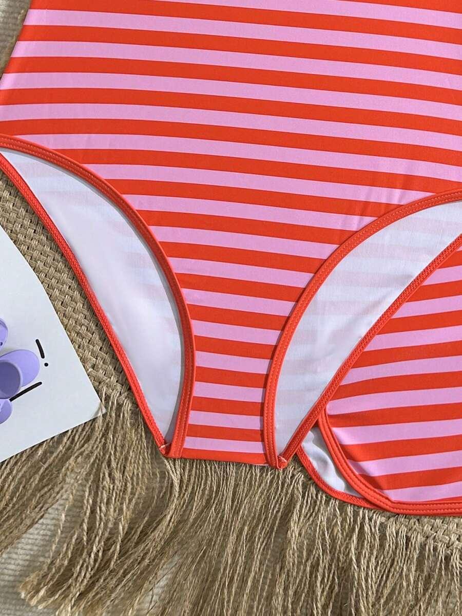 STRÓJ KĄPIELOWY JENOCZĘŚCIOWY KOMPLET SPODENKI PRINT