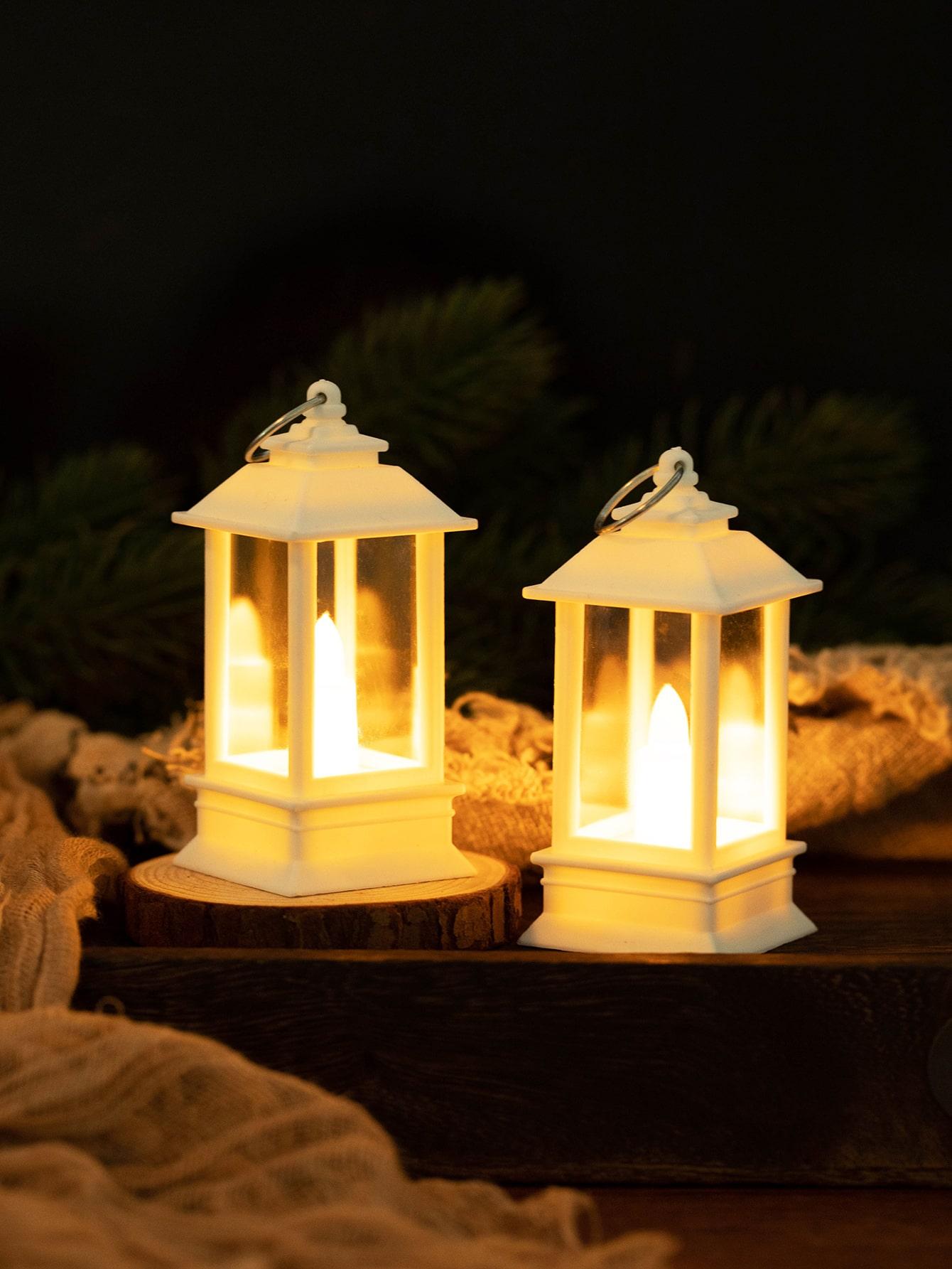 biała lampka nocna 4-pack
