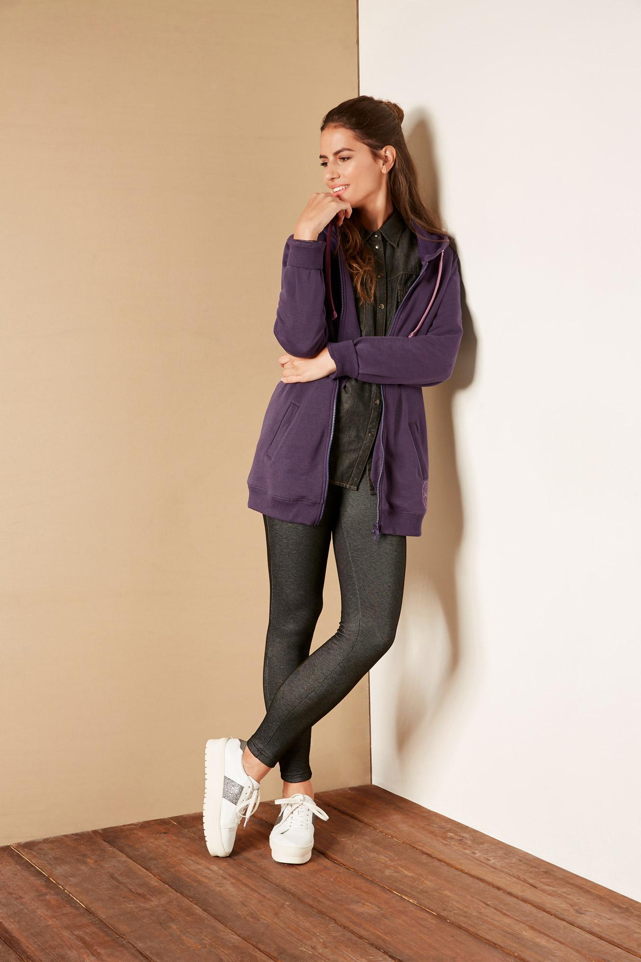 CZARNE LEGGINSY CASUAL