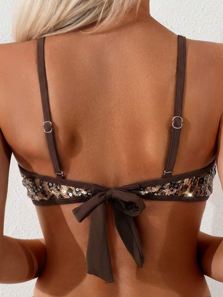 DWUCZĘŚCIOWY STRÓJ KĄPIELOWY ANIMAL PRINT
