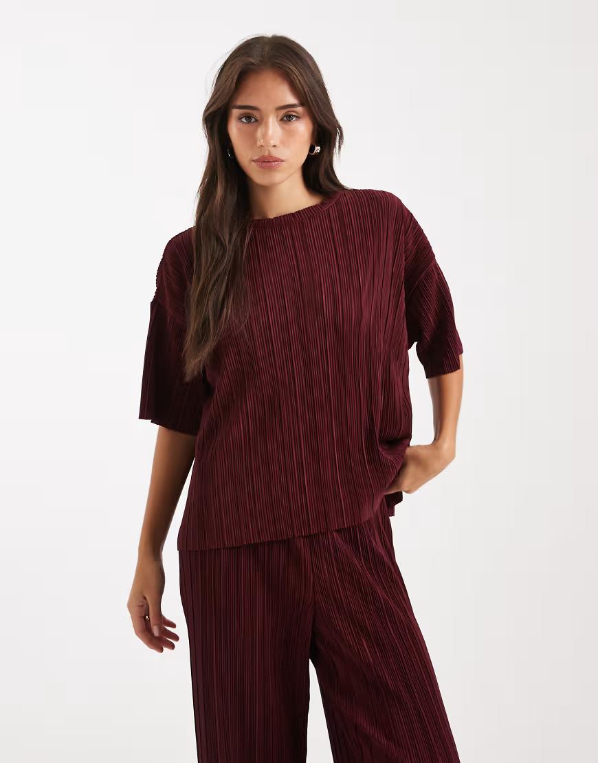 PLISOWANY BORDOWY TOP
