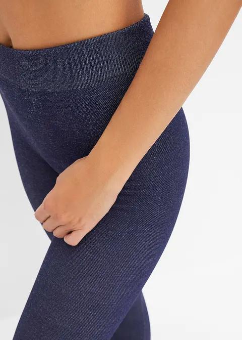 LEGGINSY DAMSKIE NIEBIESKIE 
