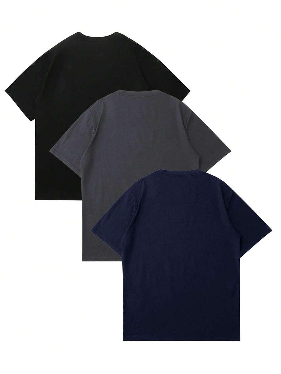 t-shirt Z KRÓTKIM RĘKAWEM 3-pack
