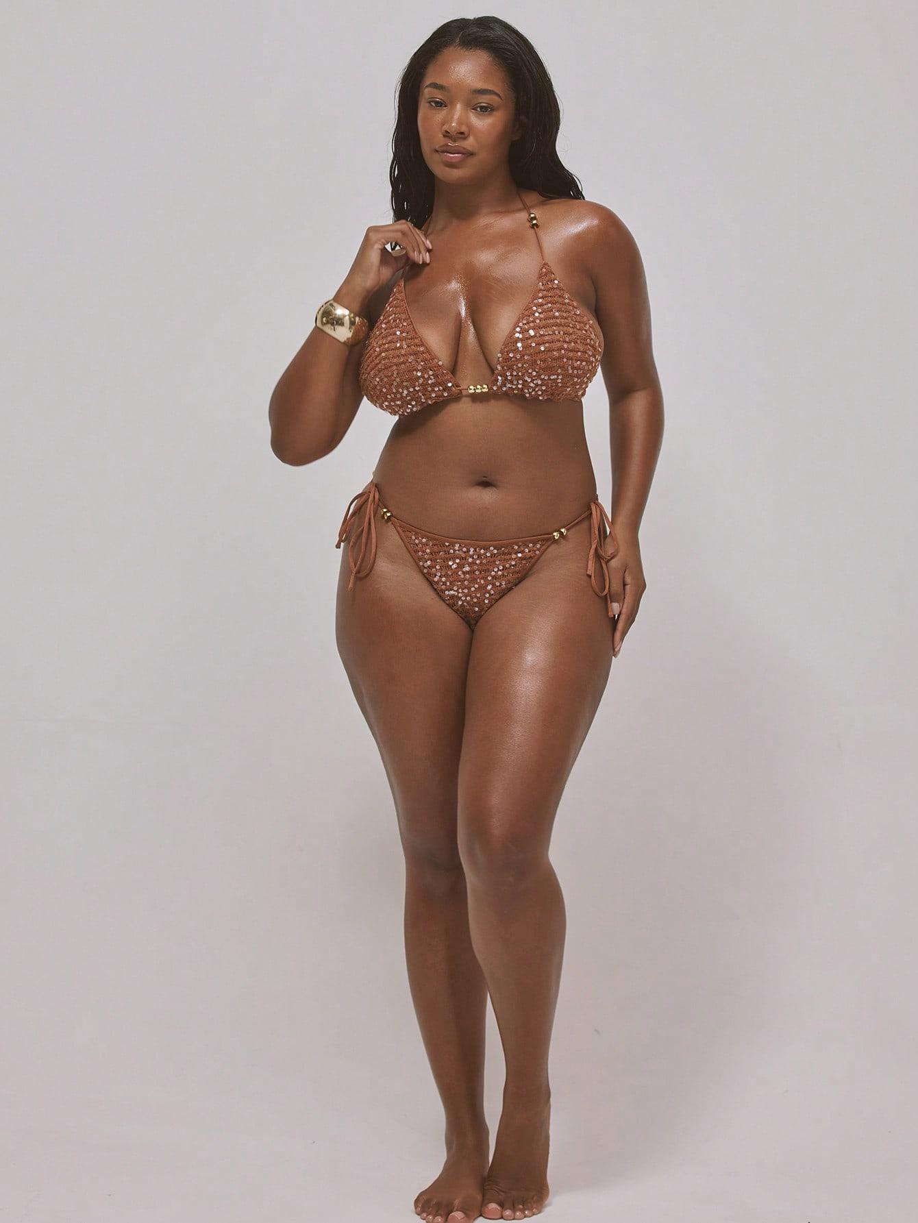GÓRA OD BIKINI cekiny