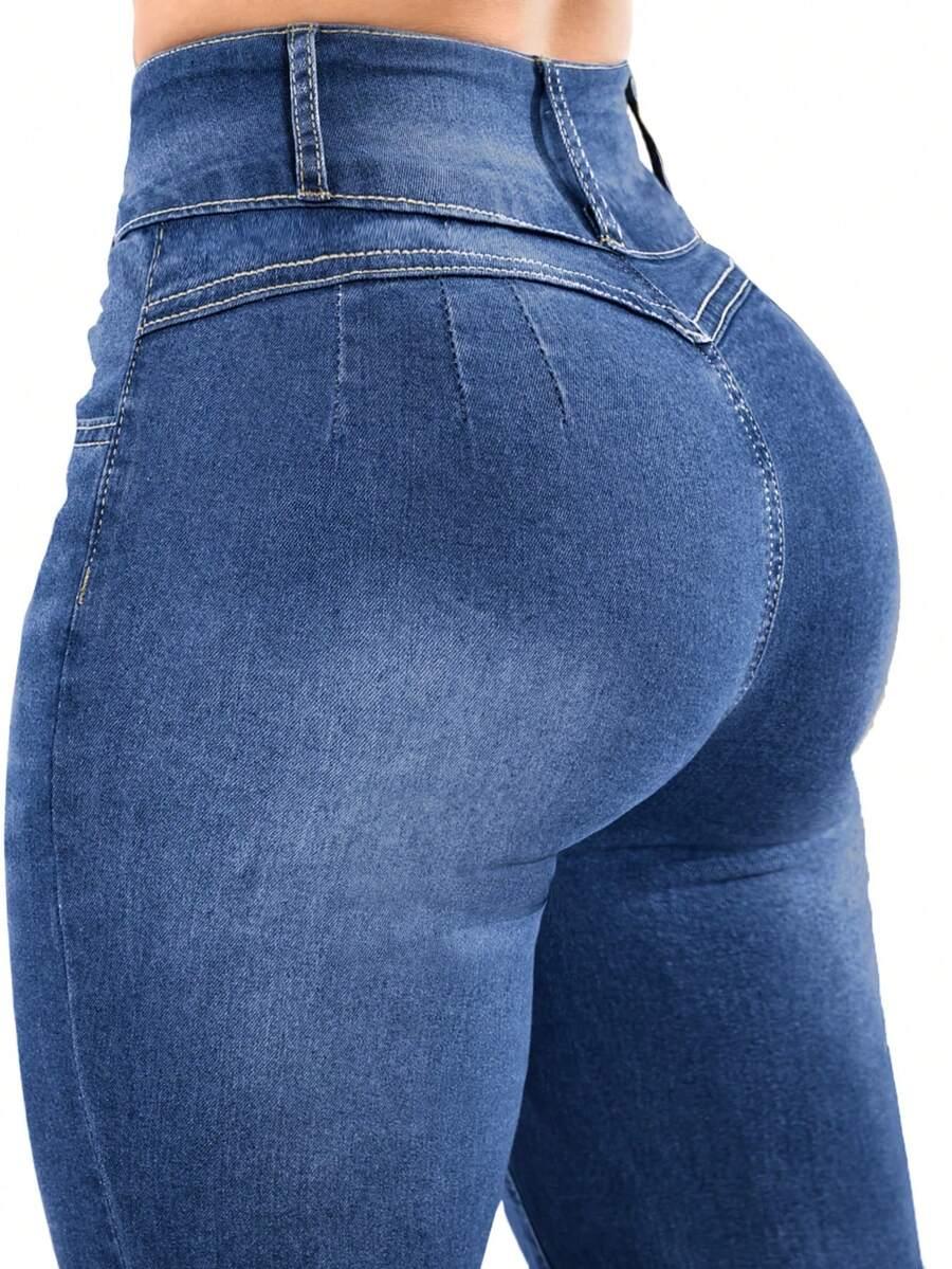 NIEBIESKIE SPODNIE JEANS