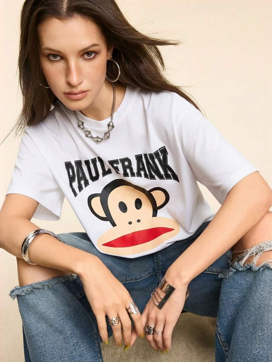 BIAŁY T-SHIRT OKRĄGŁY DEKOLT 
