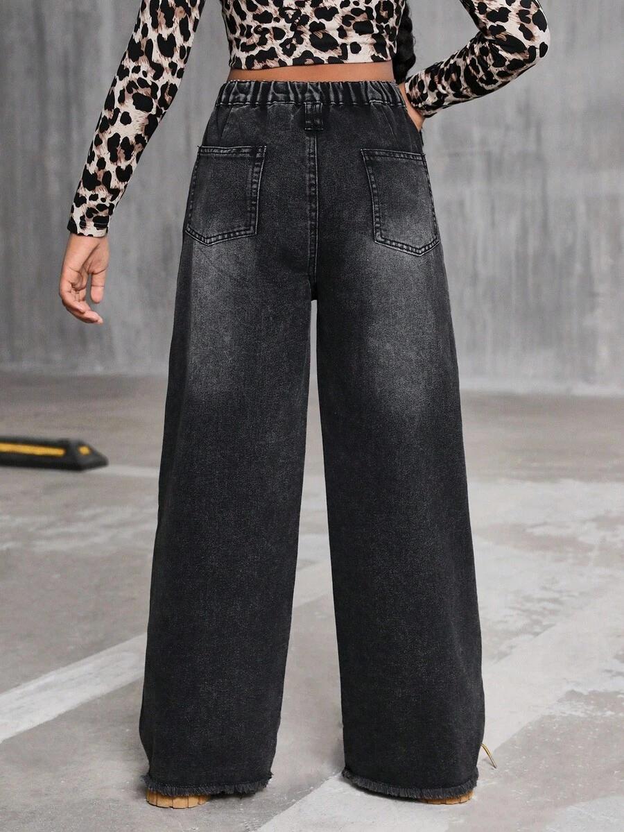 czarne spodnie jeans