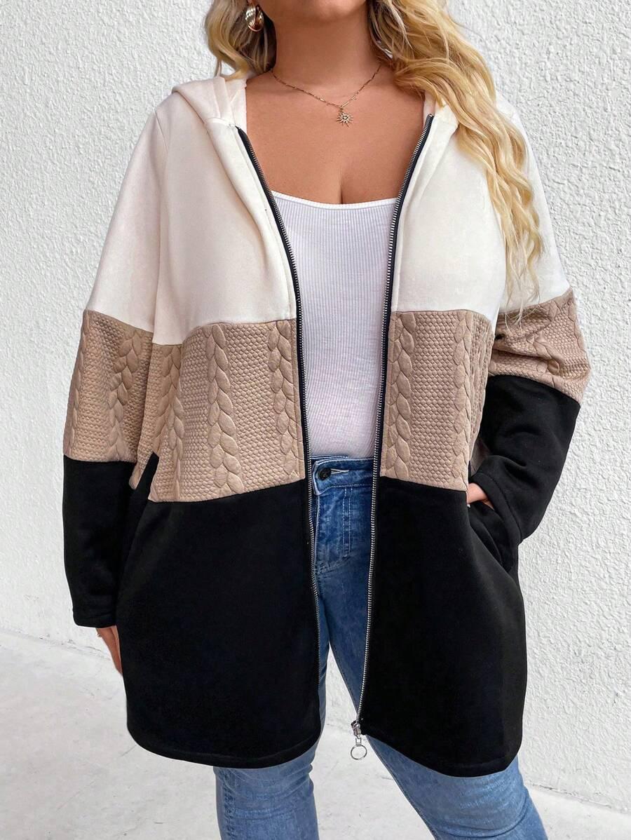 BLUZA ZAMEK KAPTUR