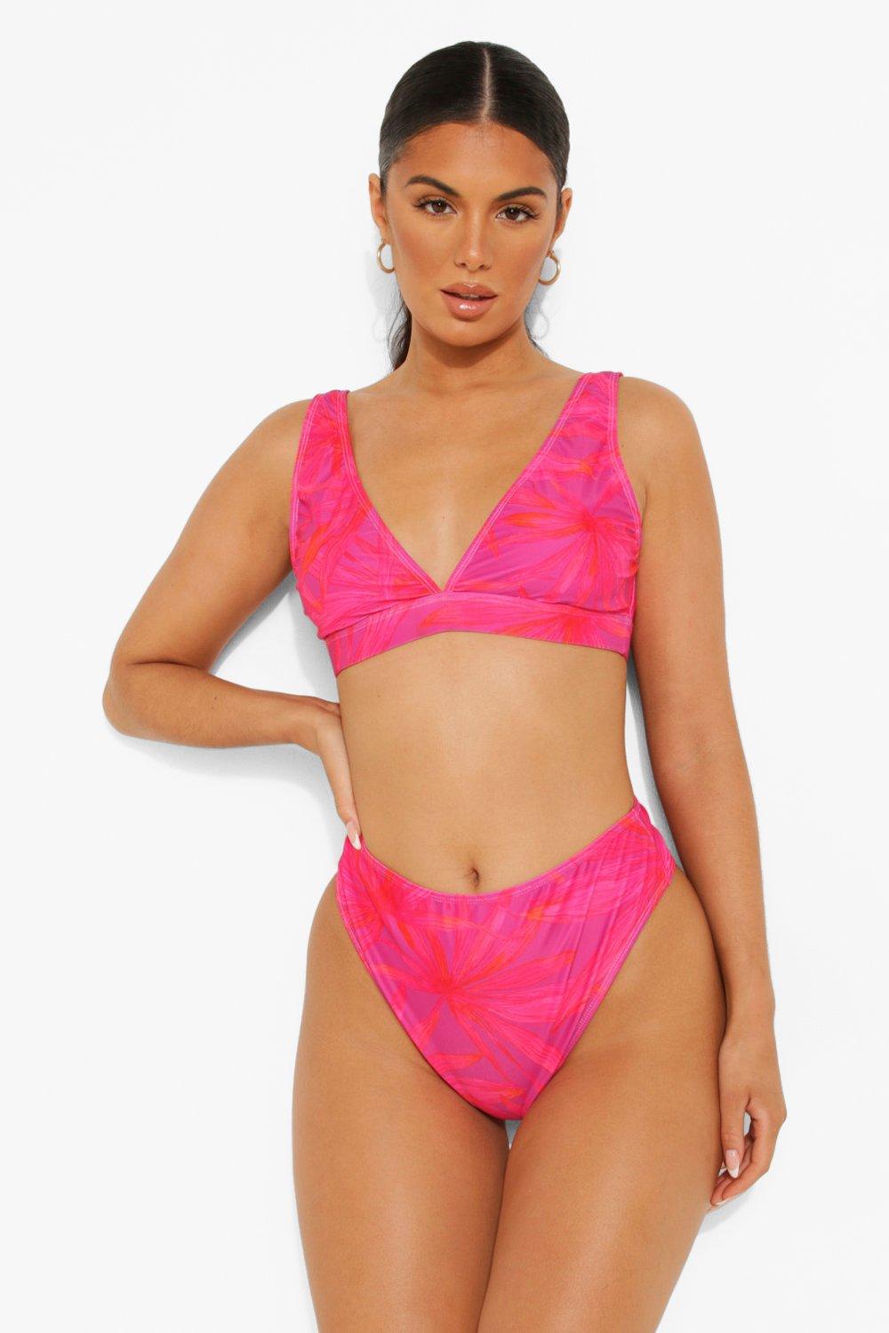 dół od bikini print 