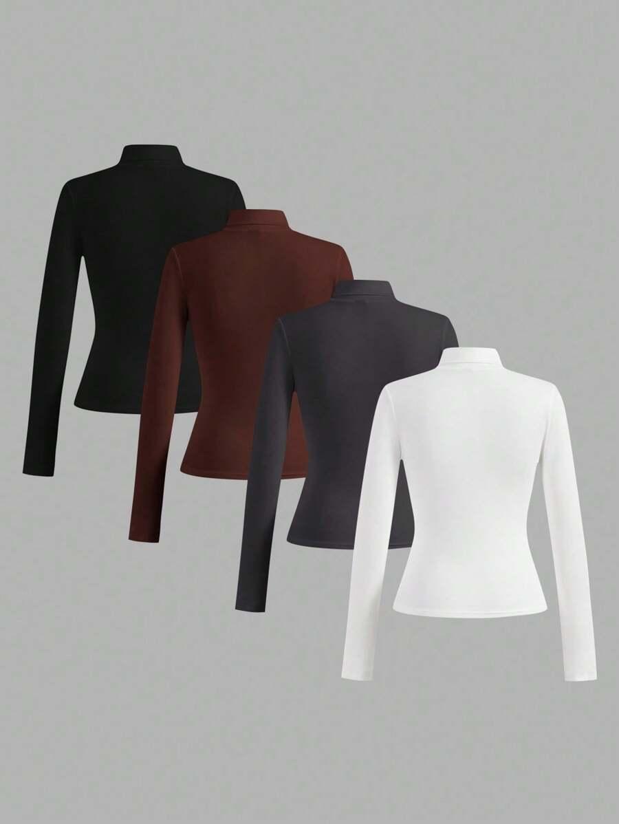 dopasowana bluzka golf 3-pack
