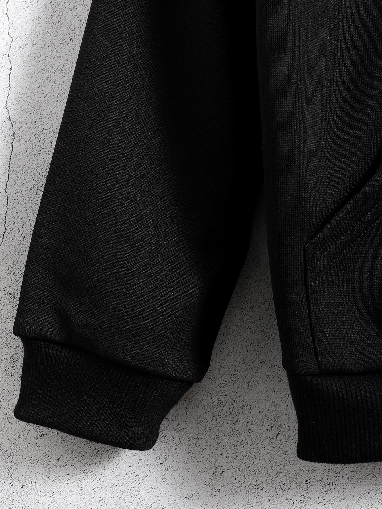 czarna bluza z kapturem zip 