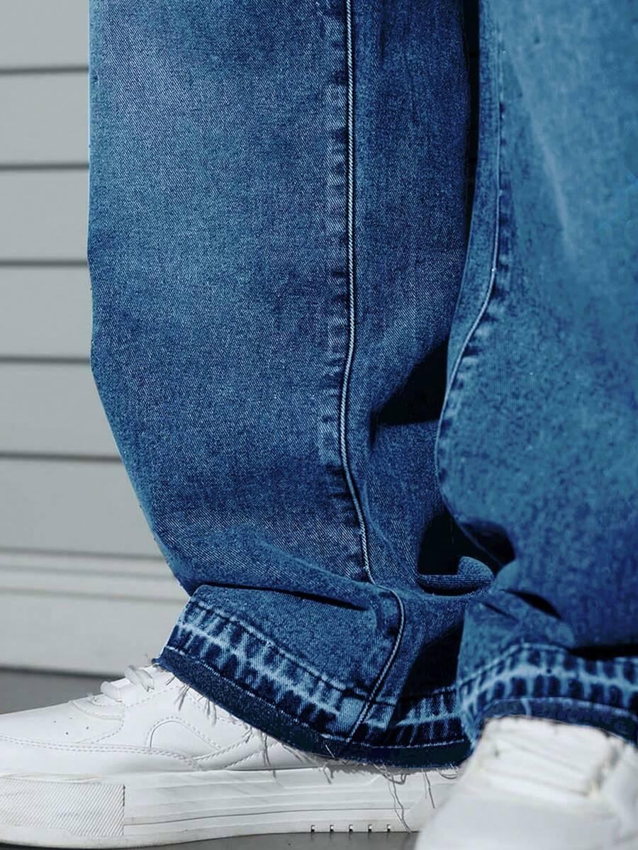 NIEBIESKIE SPODNIE JEANS
