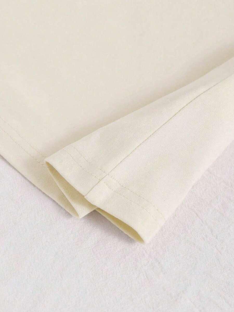 beżowa bluzka print