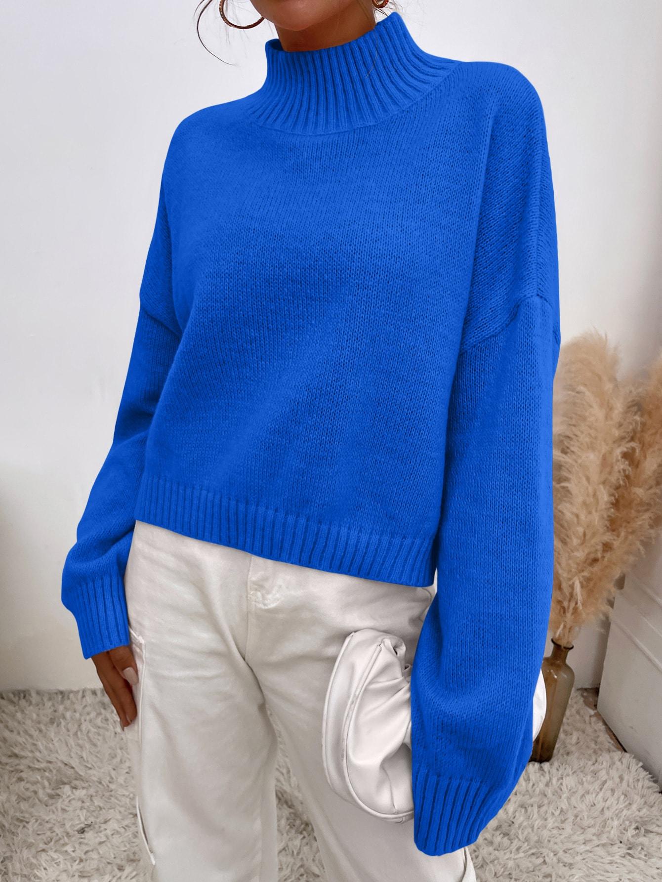 NIEBIESKI SWETER GOLF