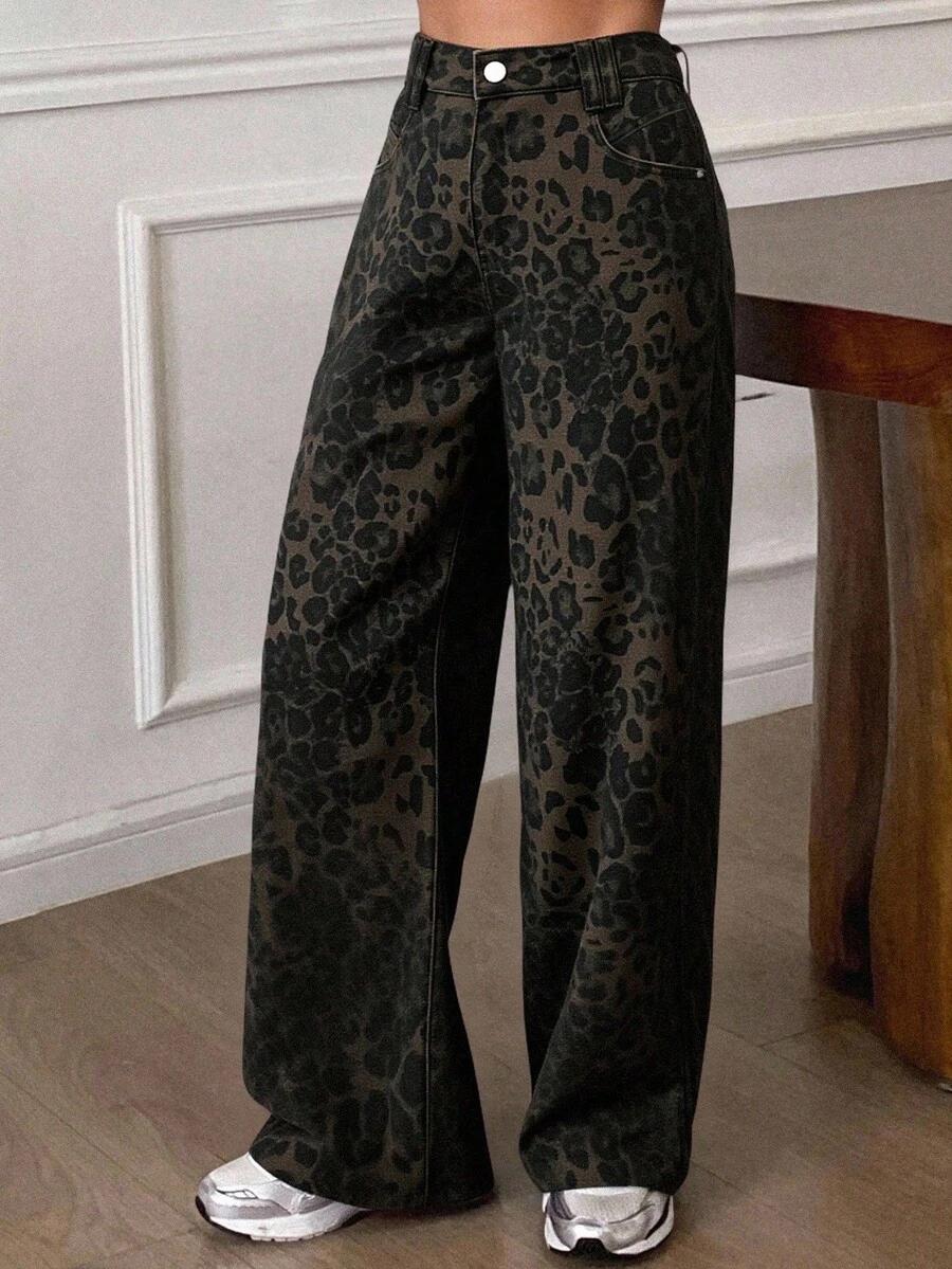 spodnie animal print 