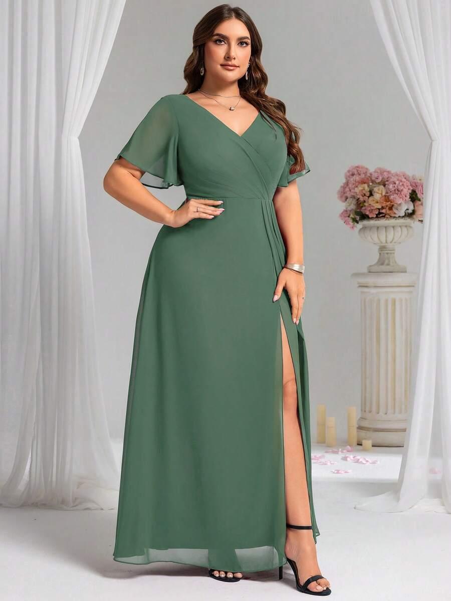 ZIELONA SUKIENKA MAXI