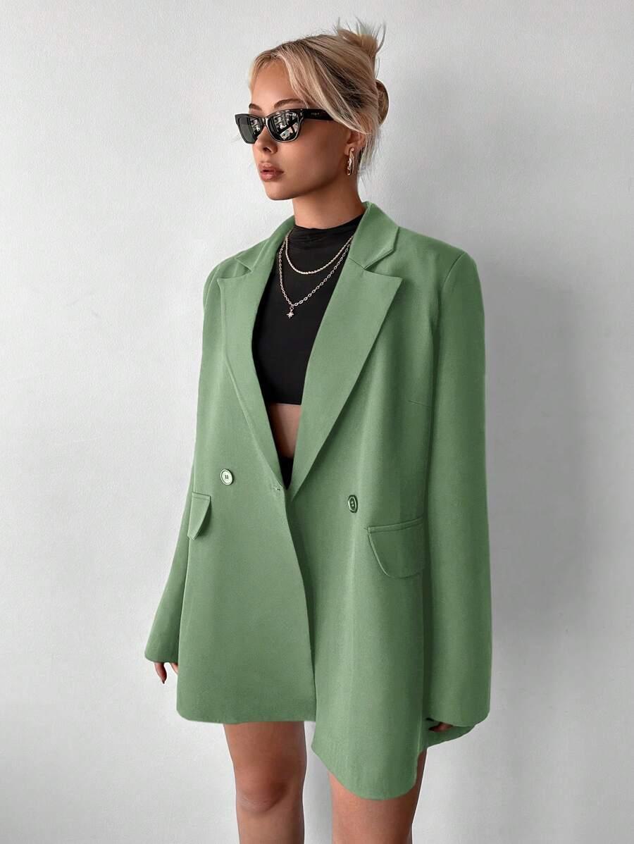zielona marynarka oversize
