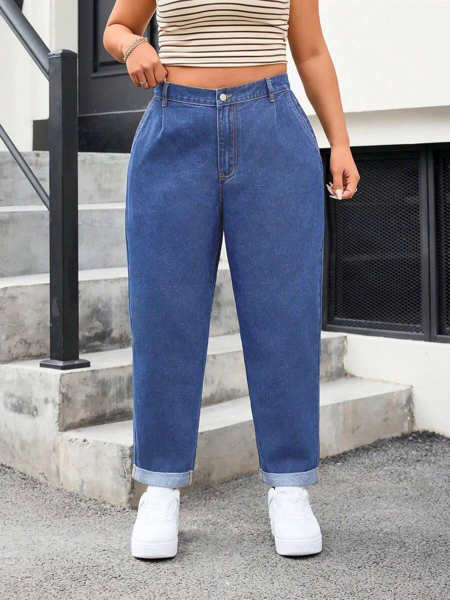 SPODNIE JEANS WYSOKI STAN