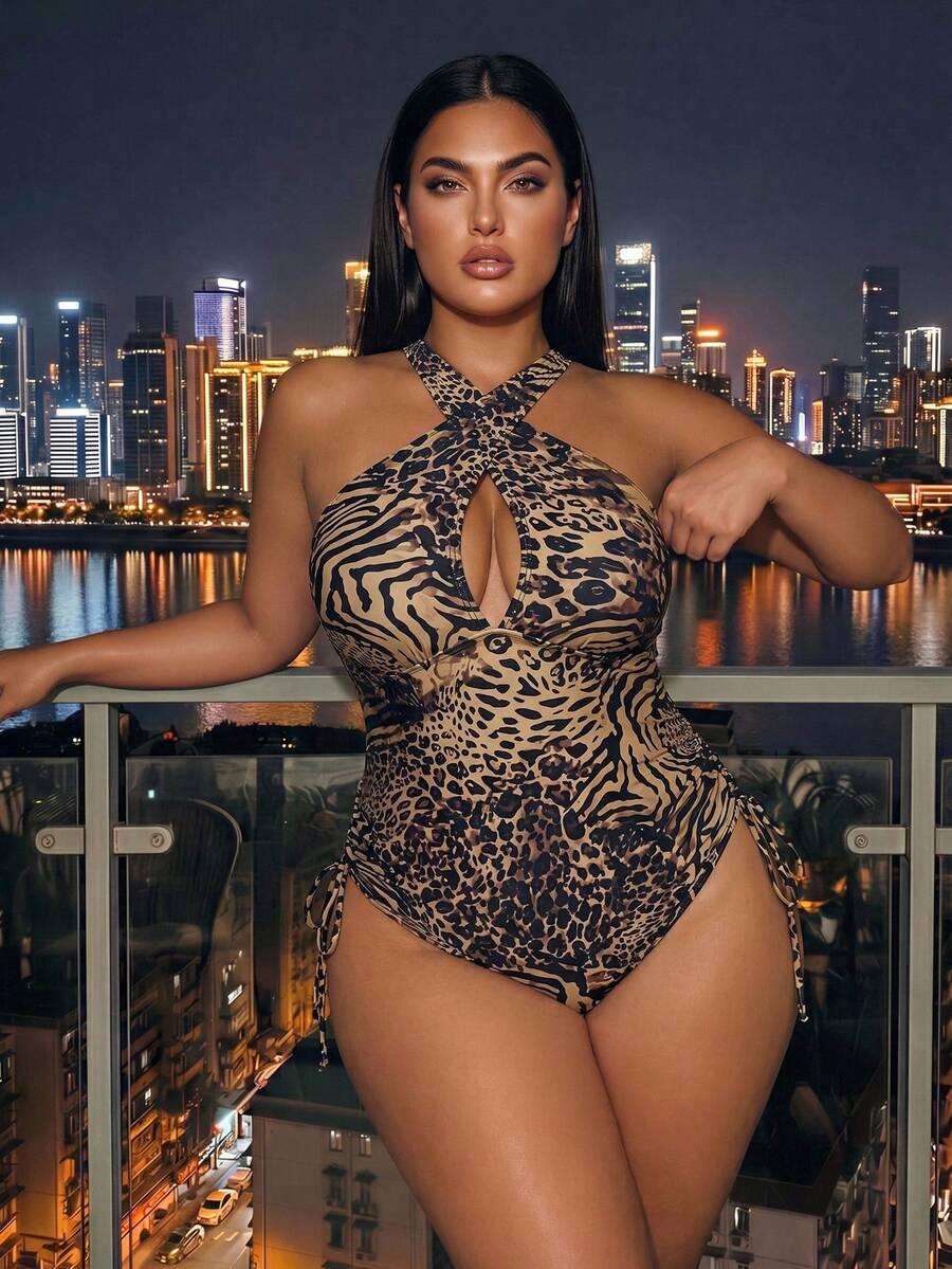 JEDNOCZĘŚCIOWY STRÓJ KĄPIELOWY ANIMAL PRINT