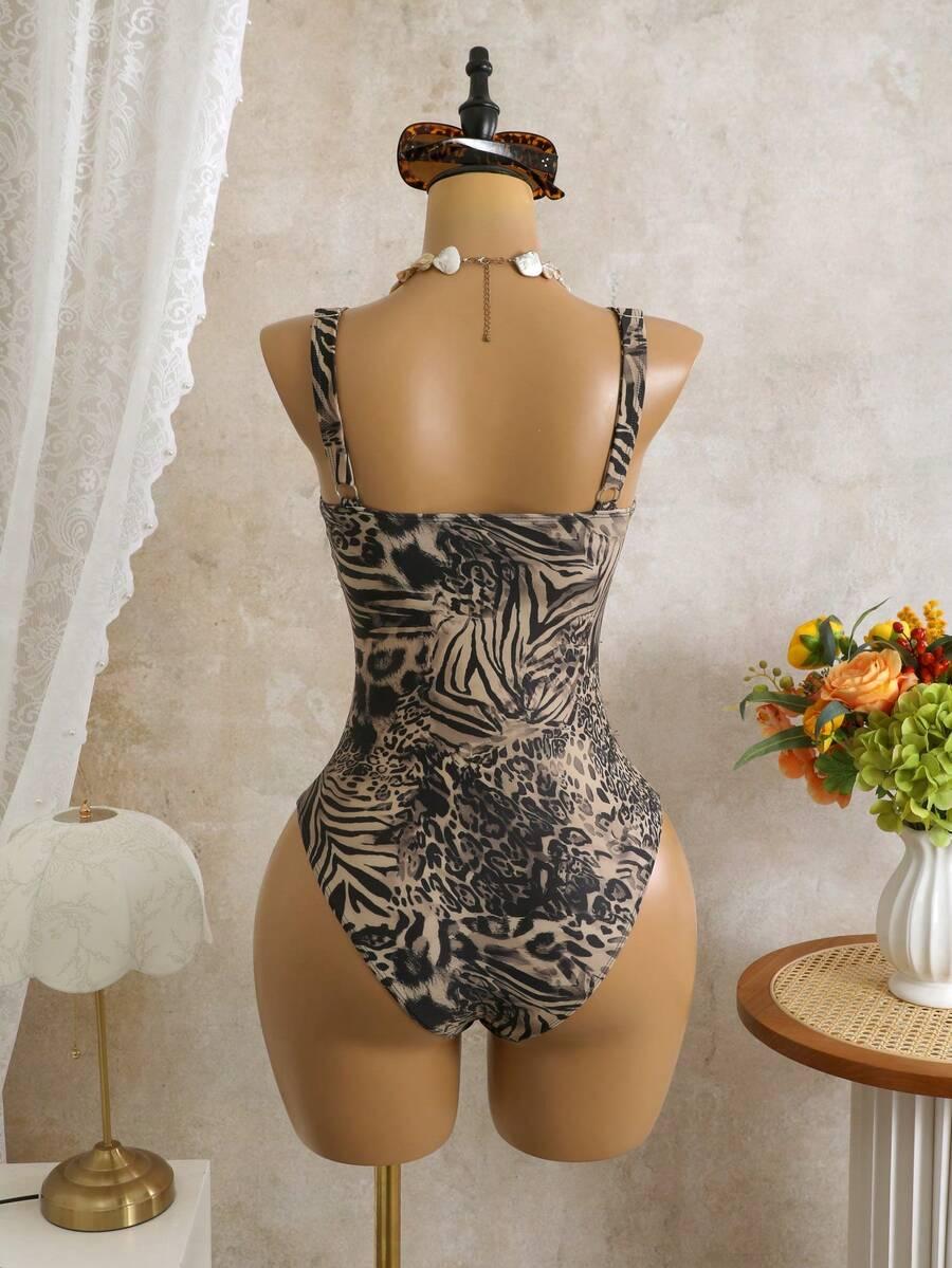 jednoczęściowy strój kąpielowy sarong