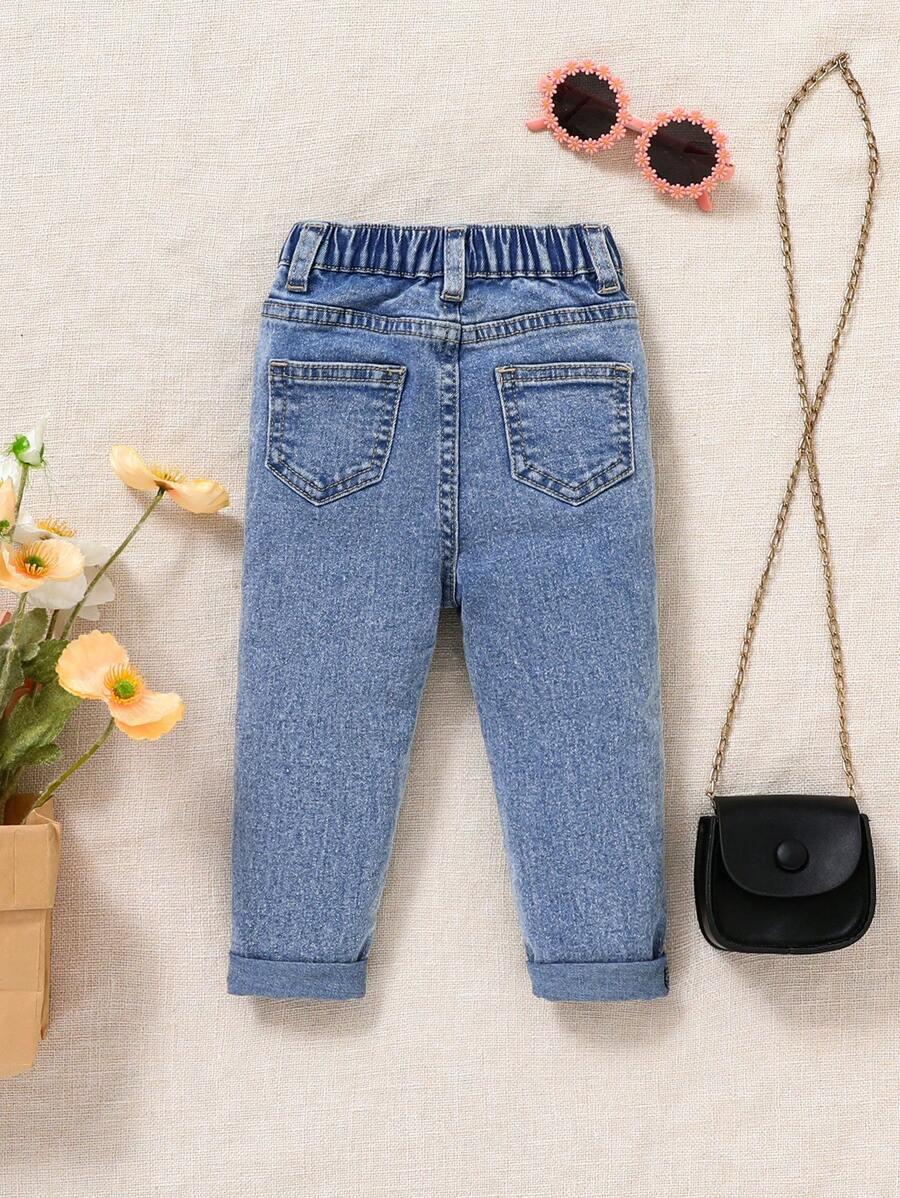PROSTE SPODNIE JEANS