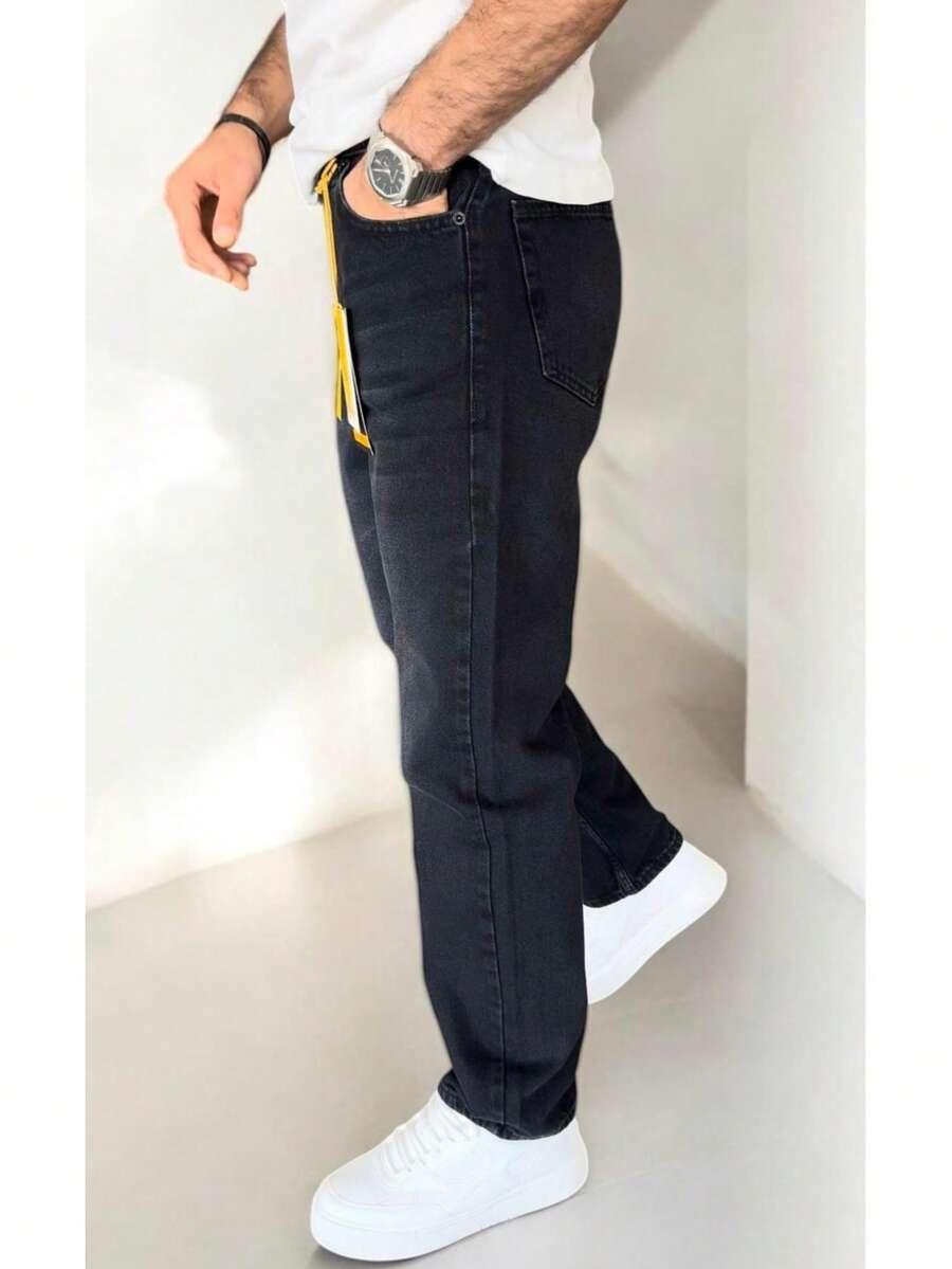 czarne spodnie jeans