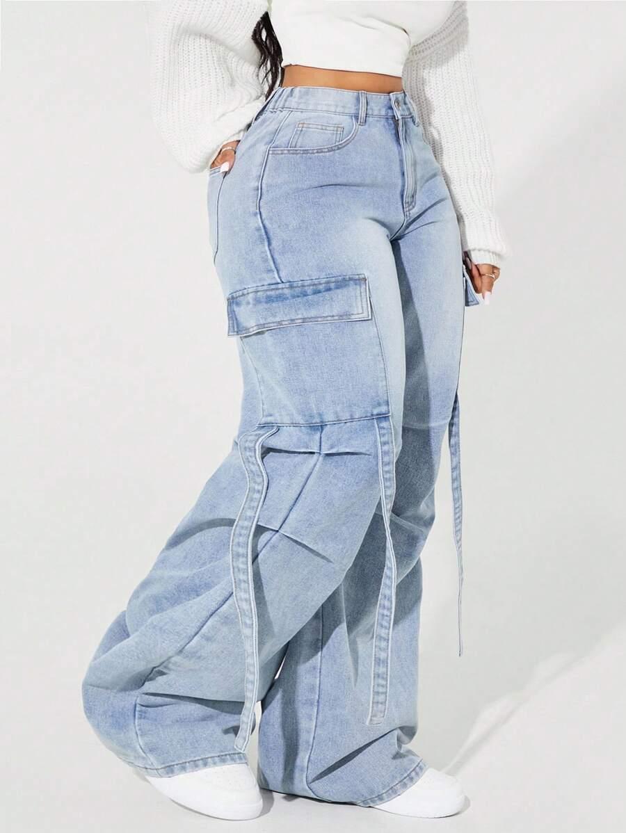 szerokie spodnie vintage jeans