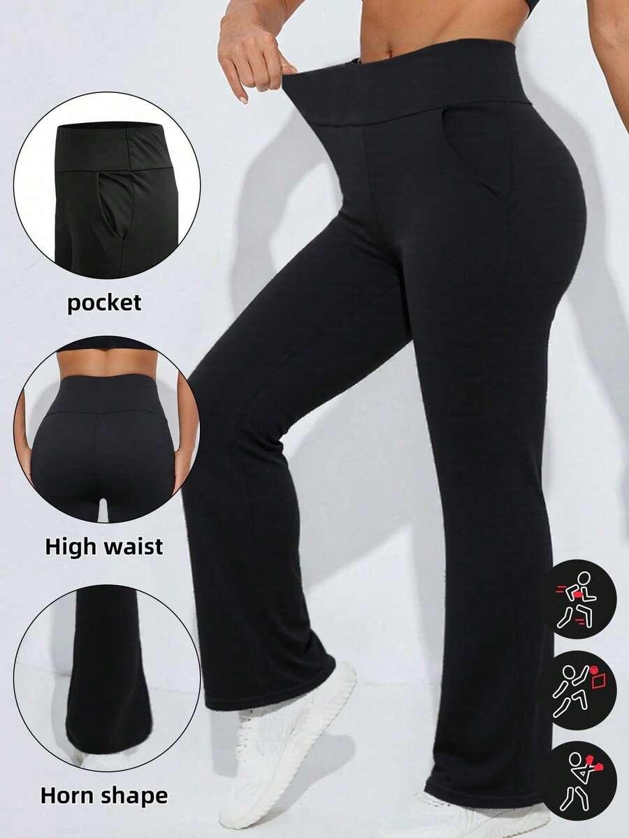 CZARNE LEGGINSY DZWONY