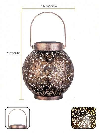 złoty lampion zdobienie