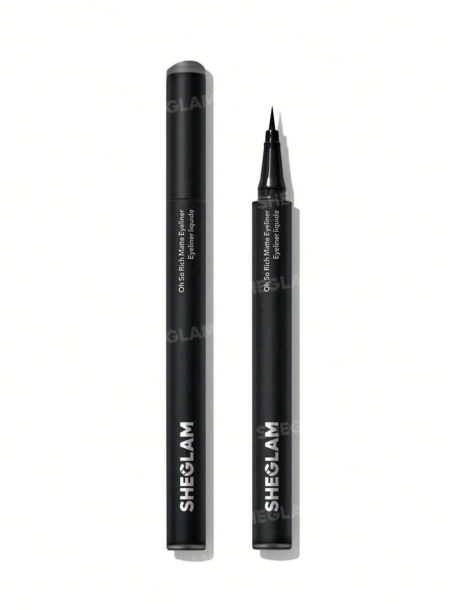 CZARNY MATOWY EYELINER W PISAKU