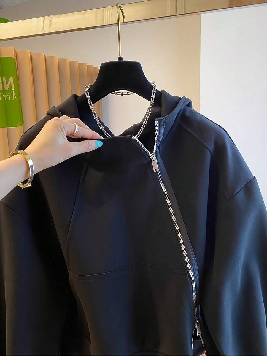 czarna bluza zamek