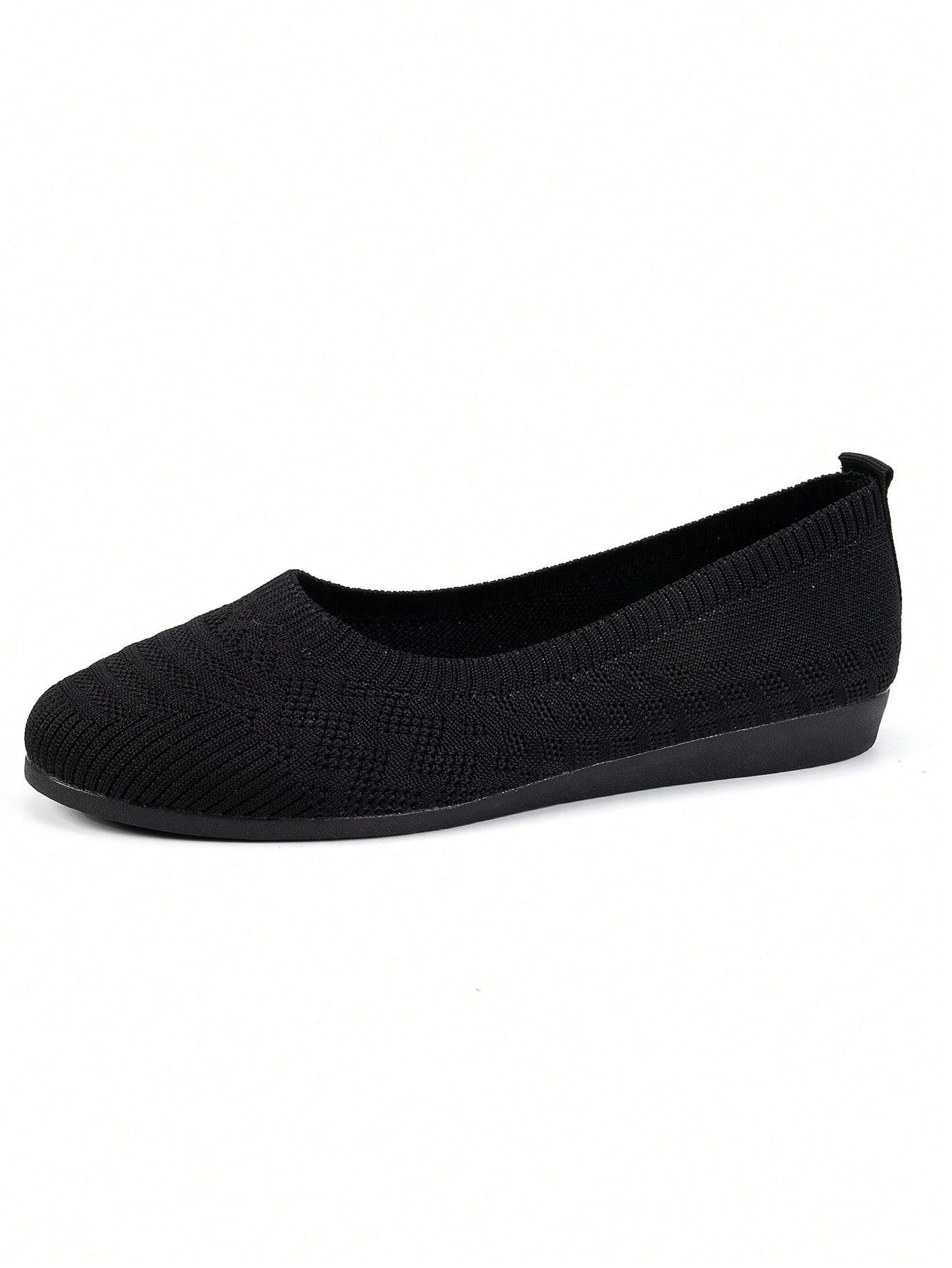 CZARNE BALERINY CASUAL