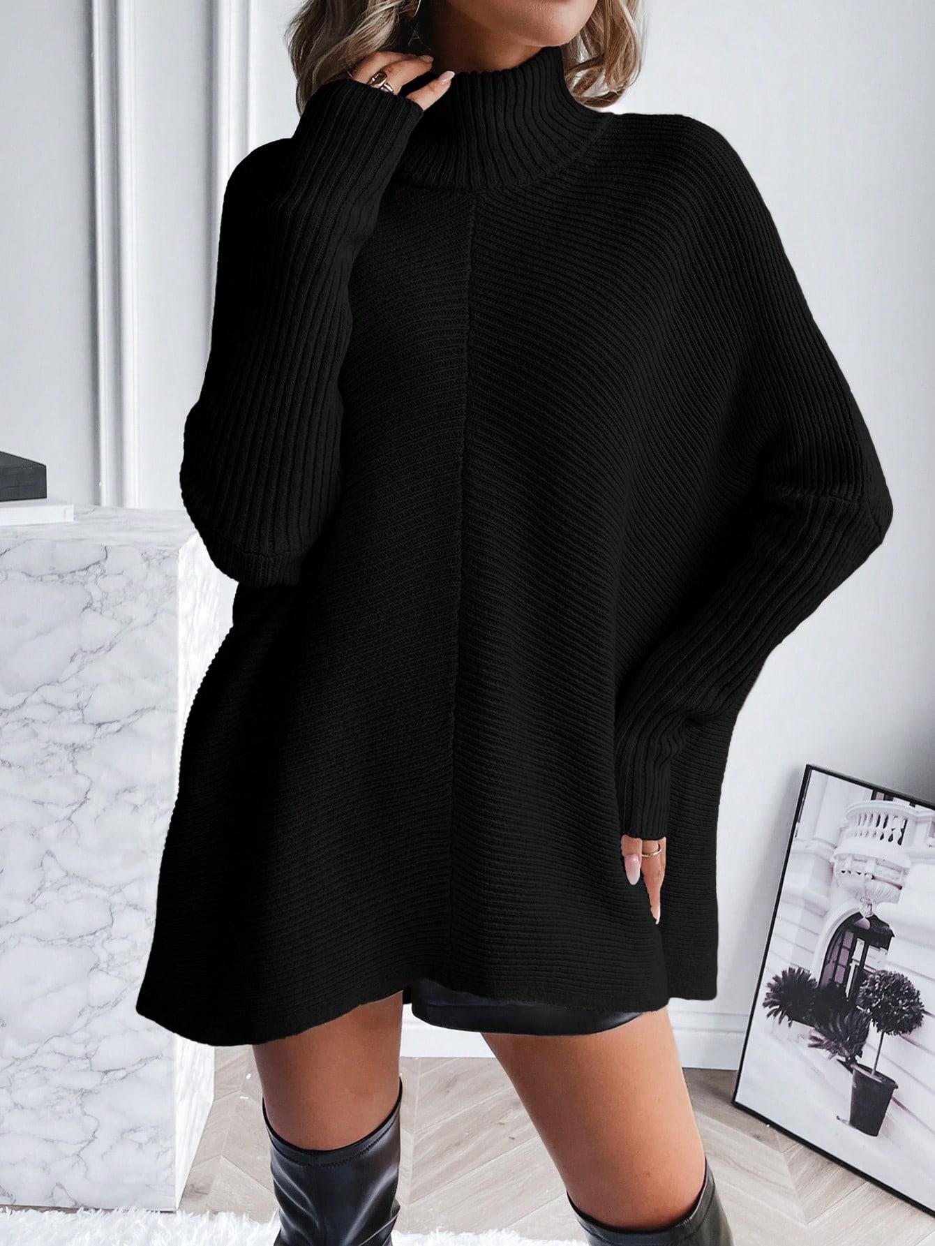 CZARNY SWETER OVERSIZE GOLF
