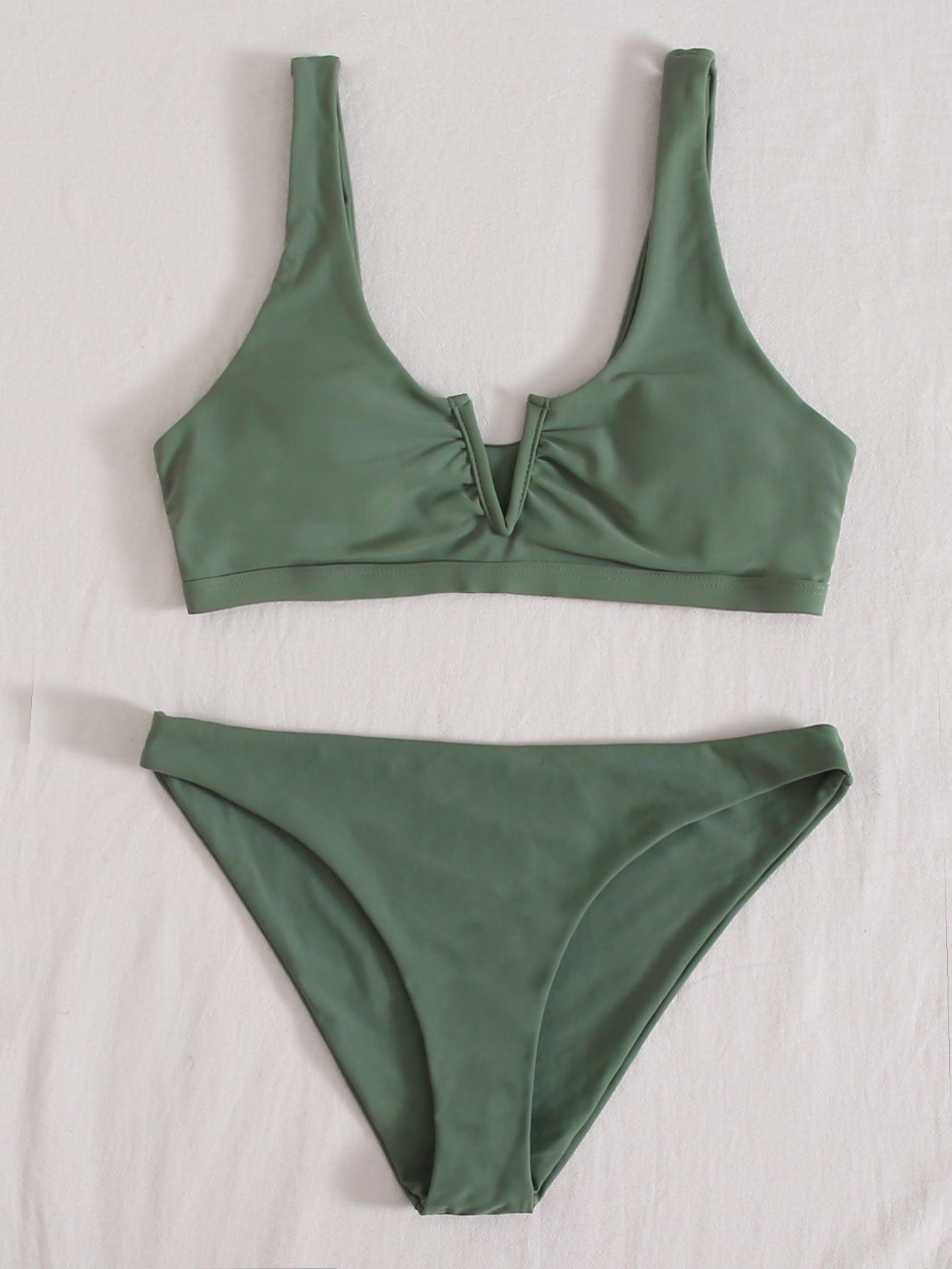 ZIELONY DÓŁ OD BIKINI BASIC