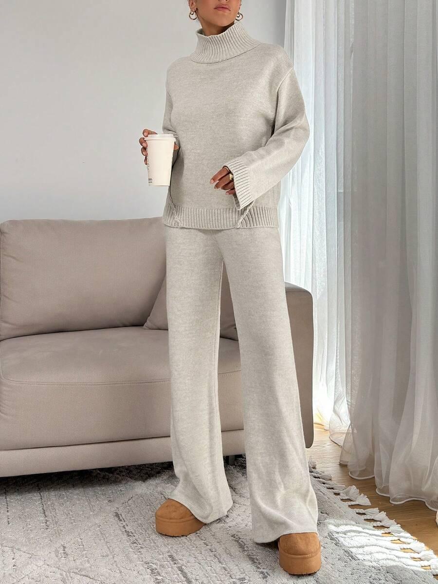 KOMPLET SWETER SPODNIE