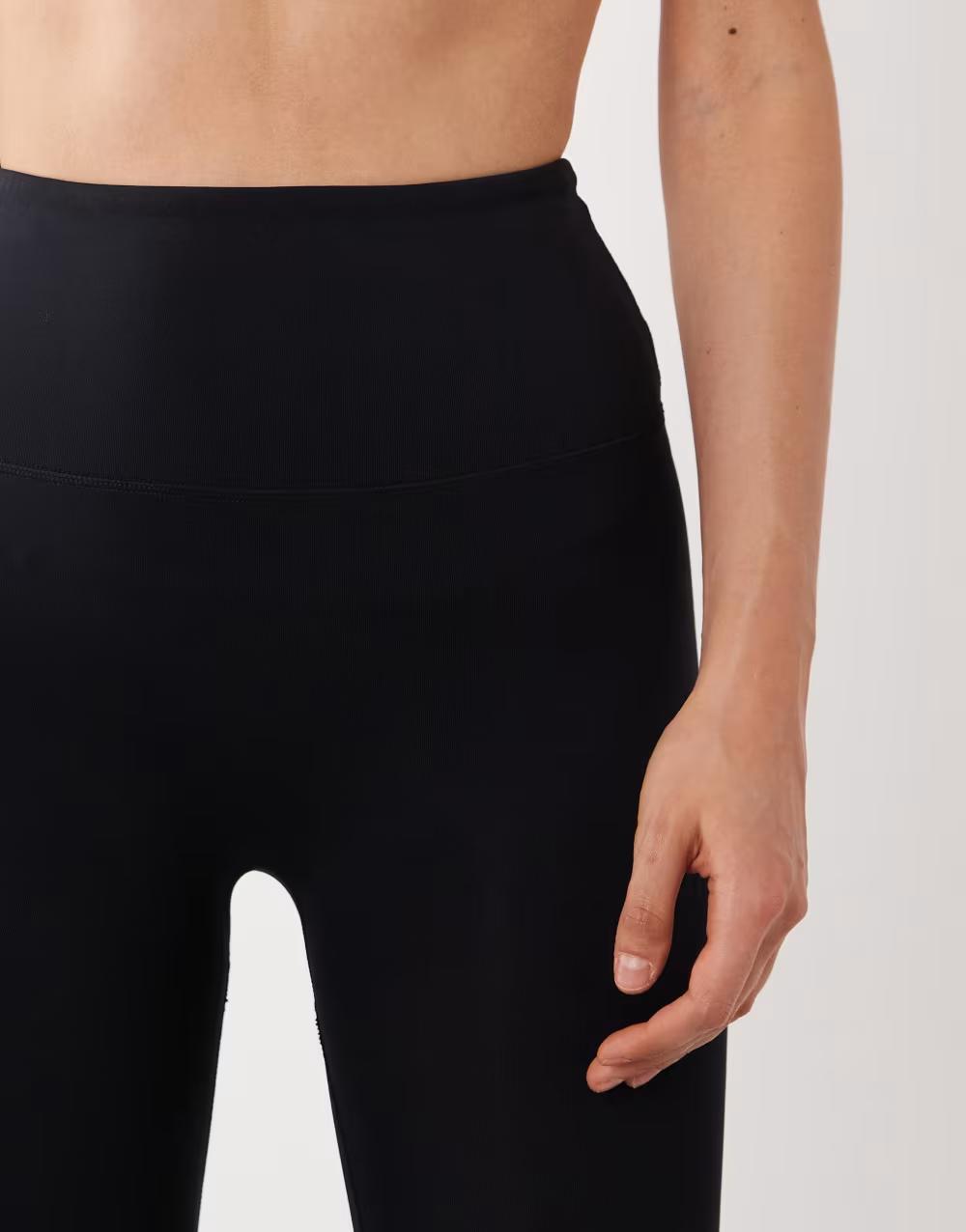 CZARNE LEGGINSY WYSOKI STAN 7/8