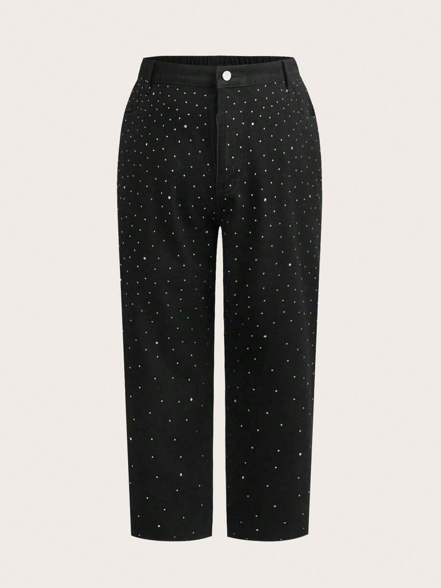 czarne spodnie jeans
