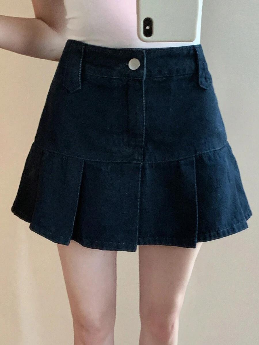 SPÓDNICA JEANSOWA MINI