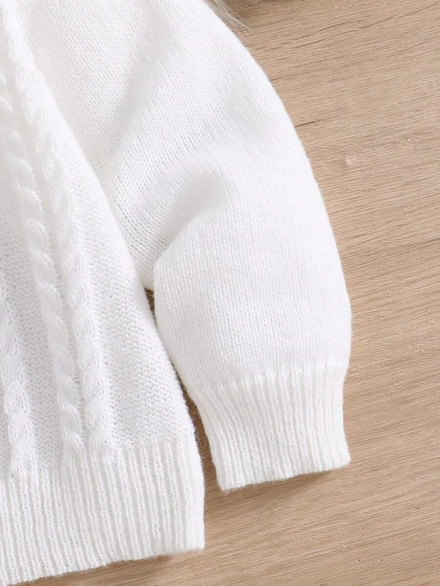 BIAŁY SWETER GOLF