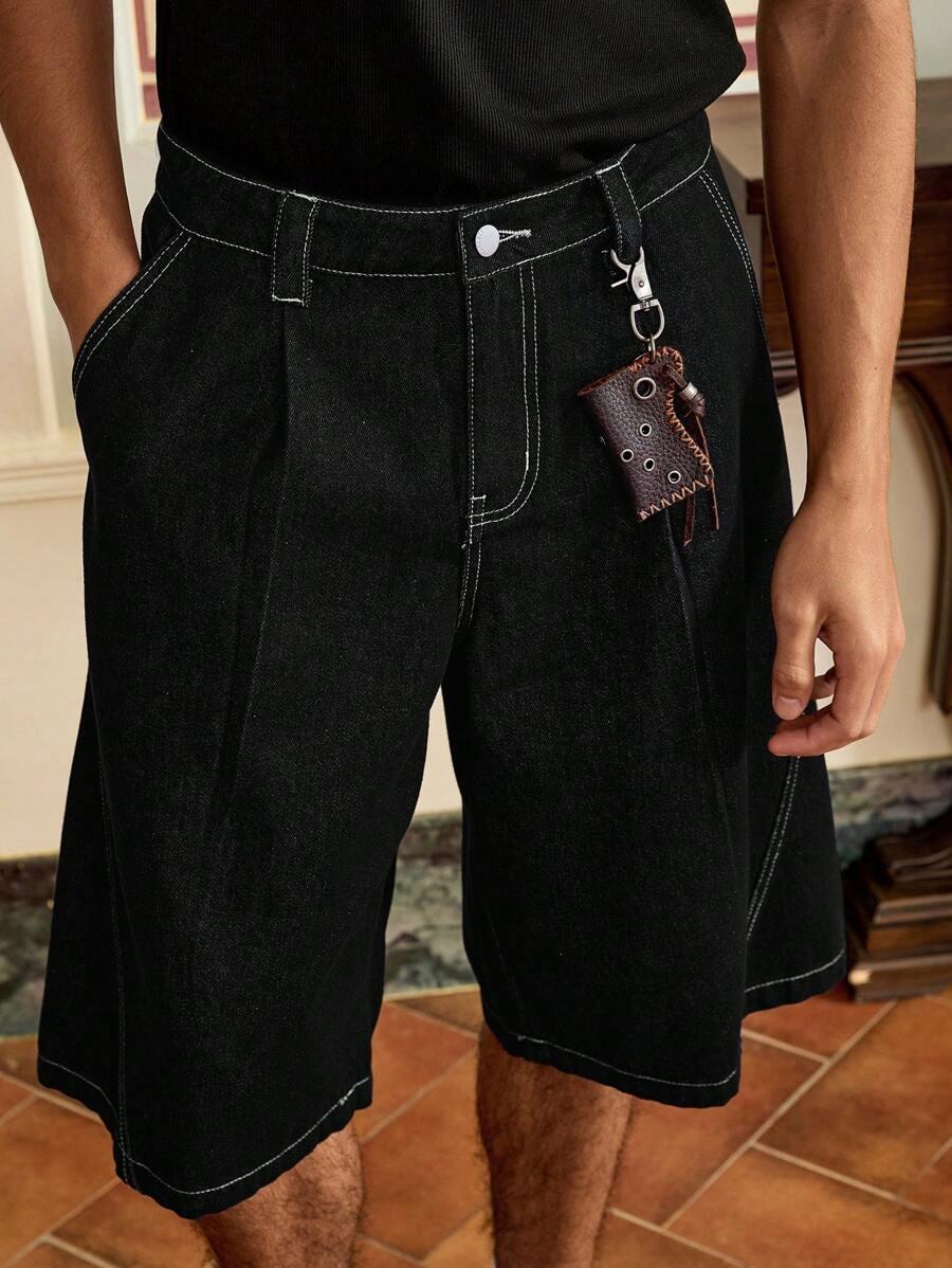 CZARNE SPODNIE JEANS