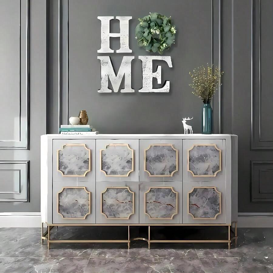 Ozdoba ścienna napis home