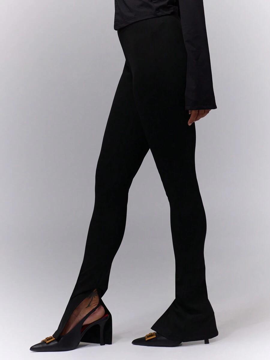 CZARNE LEGGINSY WYSOKI STAN 